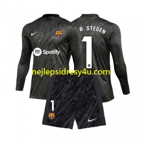 Fotbalový Dres FC Barcelona Ter Stegen 1 Brankářské Dětské Alternativní 2024/25 Dlouhý Rukáv